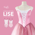 SEWING PATTERN | LISE Semi-Stretch Ballet Bodice +panty