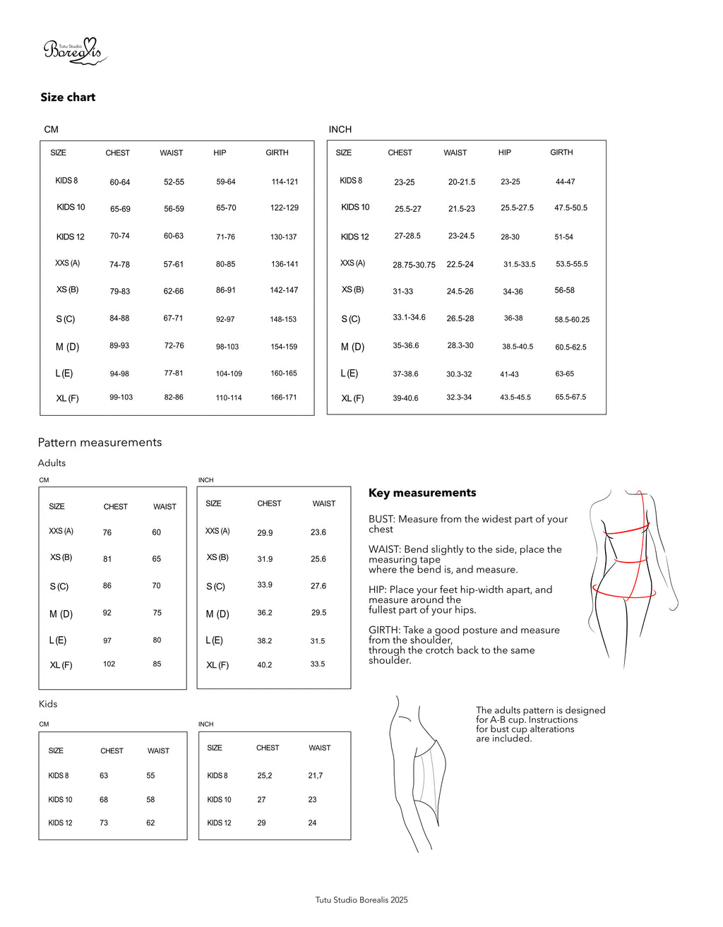 SEWING PATTERN | Étoile Traditional Ballet Bodice