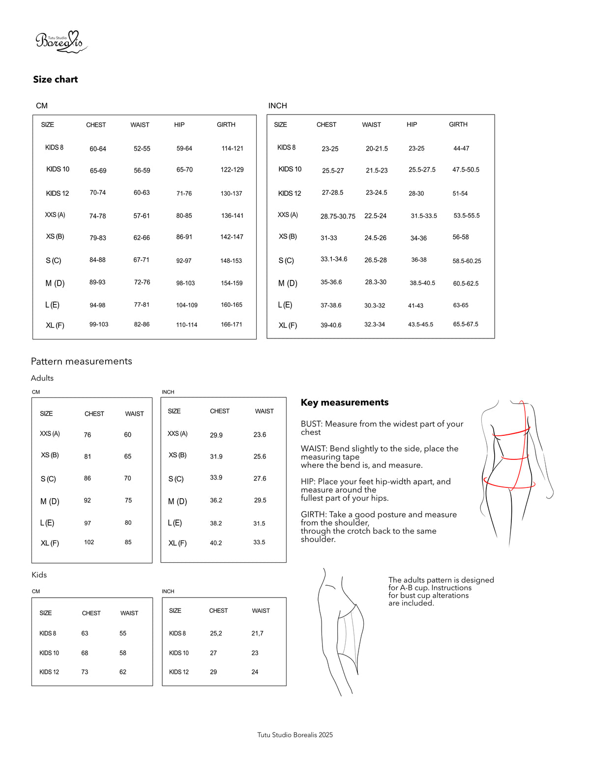 SEWING PATTERN | Étoile Traditional Ballet Bodice
